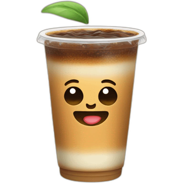 Boba coffee drink emoji