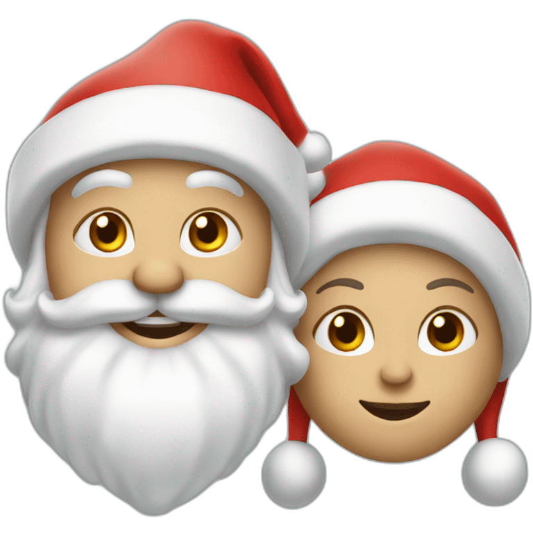 santa and mrs. claus emoji