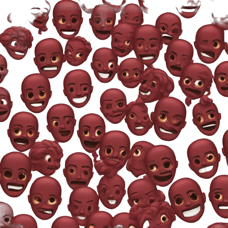 dark red aesthetic  emoji