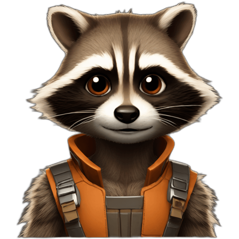 rocket raccoon emoji