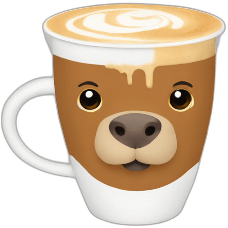 capybara latte emoji