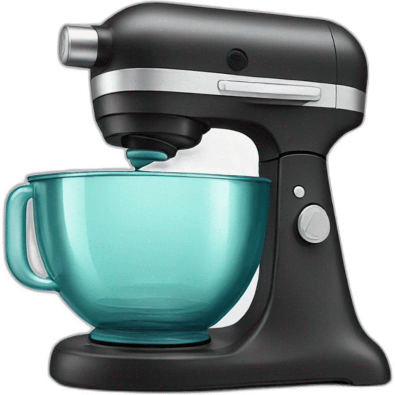 Stand mixer with glass bowl emoji