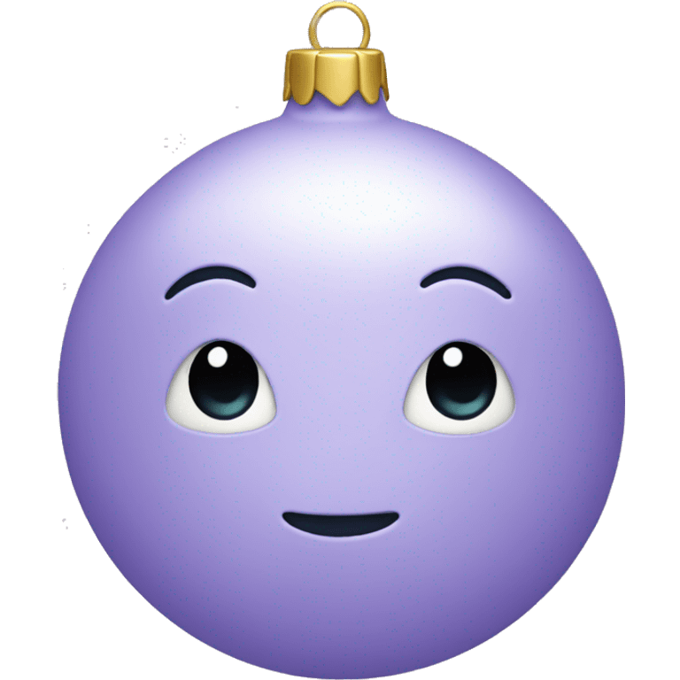 Pastel purple ornament emoji