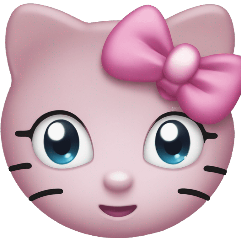 Hello kitty with watery eyes  emoji