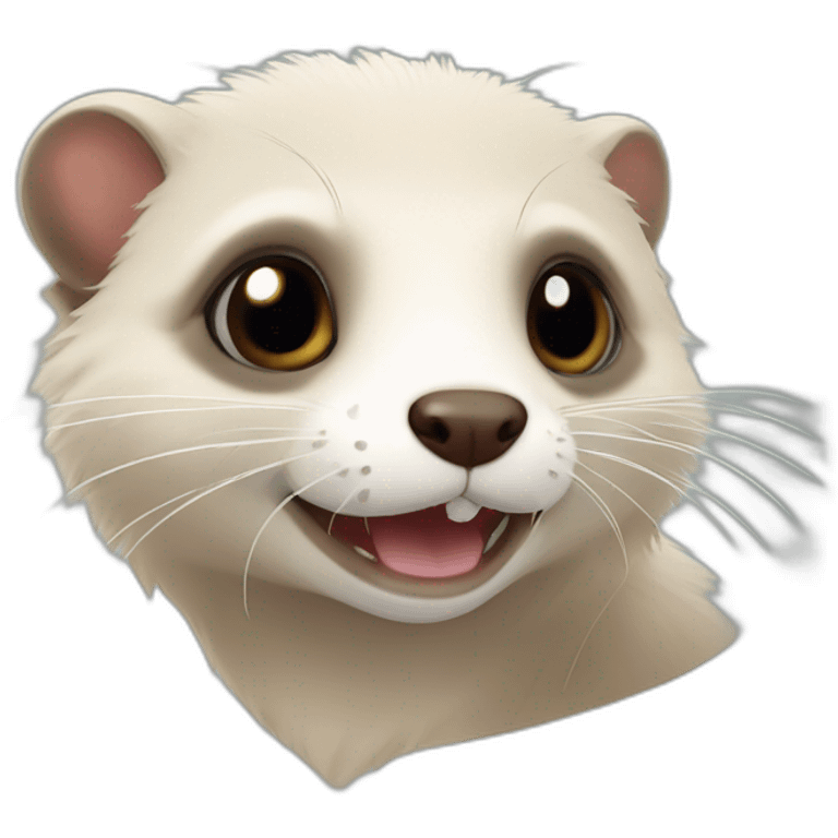 Furet qui vole emoji