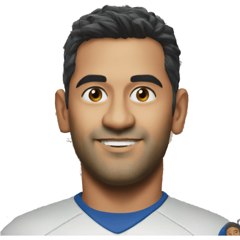 dhoni emoji