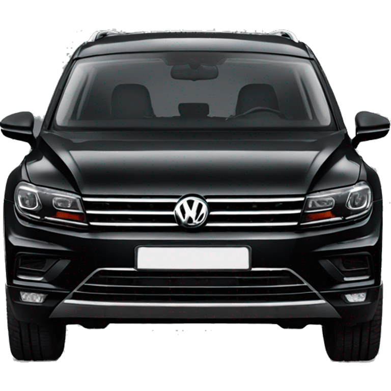 Volkswagen tiguan black frontside emoji