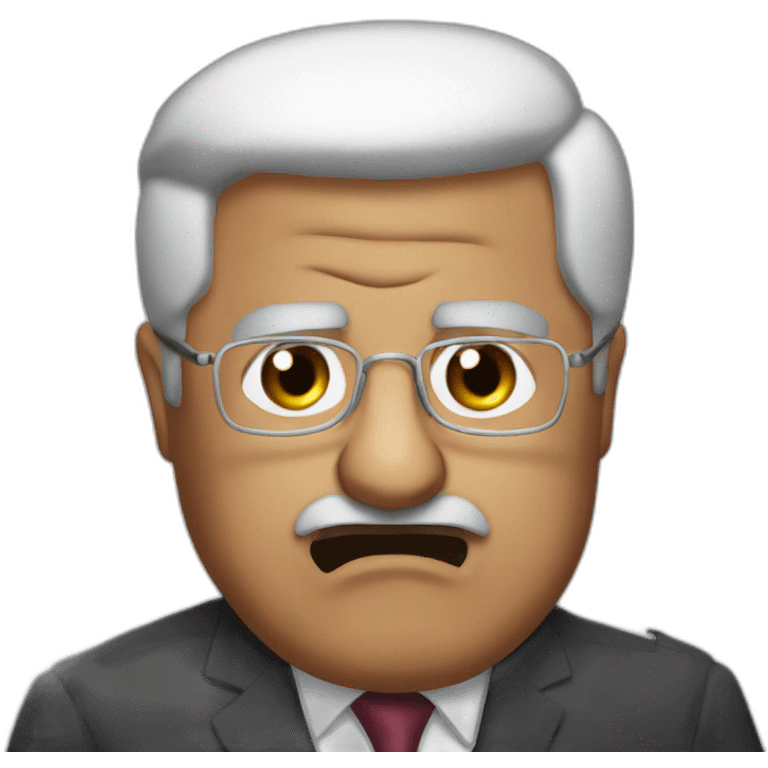 Mahmoud abbas pissed off emoji