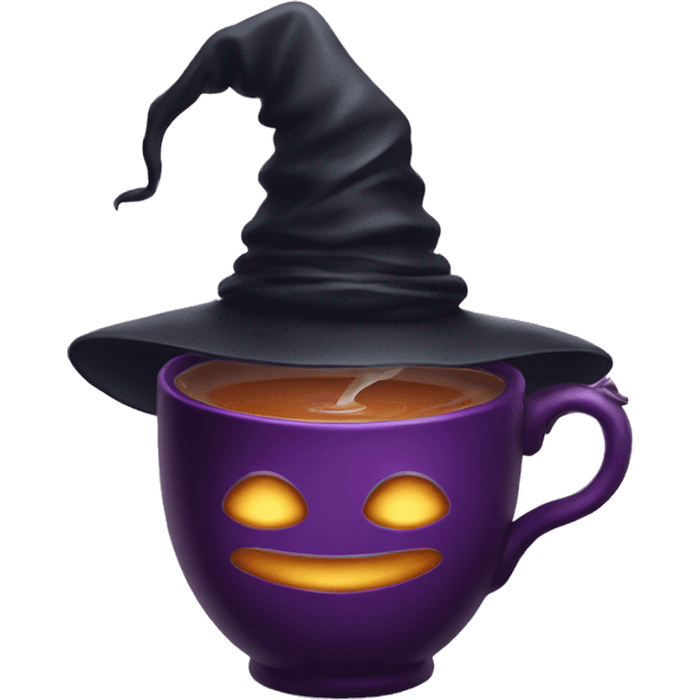 Witchy tea emoji