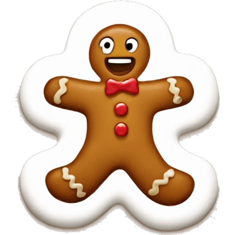 gingerbread man emoji