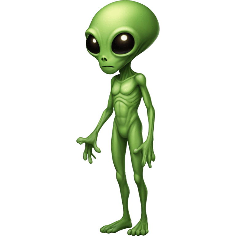 Full body alien emoji