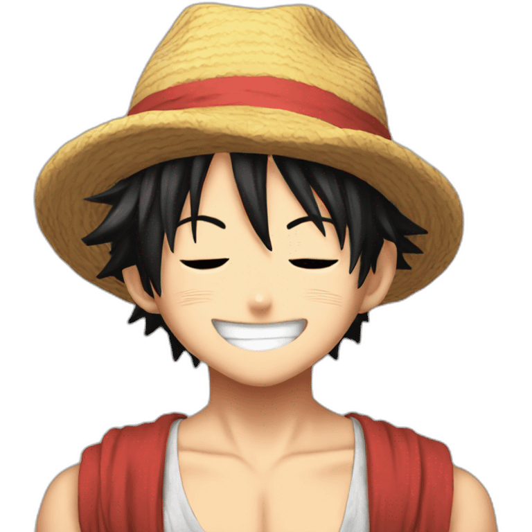 Luffy kiss vivi emoji