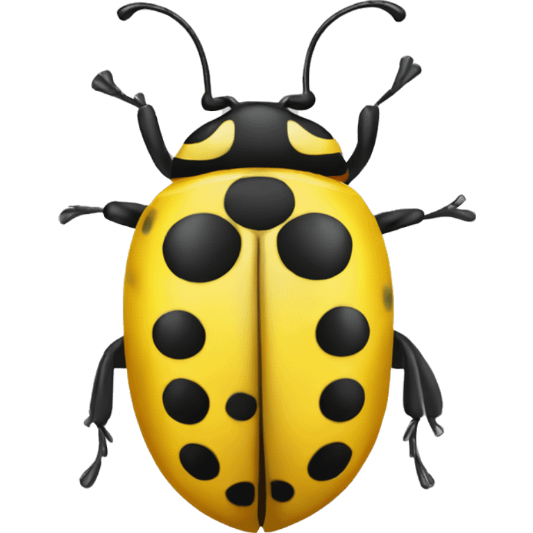 Yellow ladybug  emoji