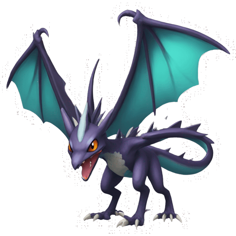 Cool Nargacuga-Noivern-Pokémon Full Body emoji