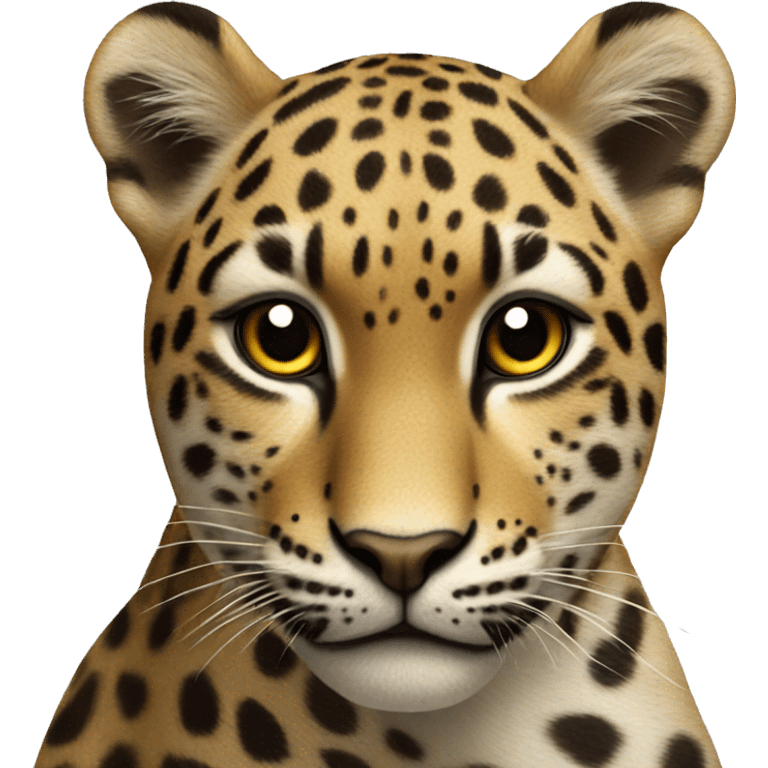 corazón leopardo  emoji