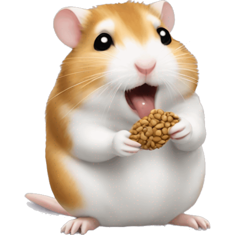 hamster eating a seed emoji