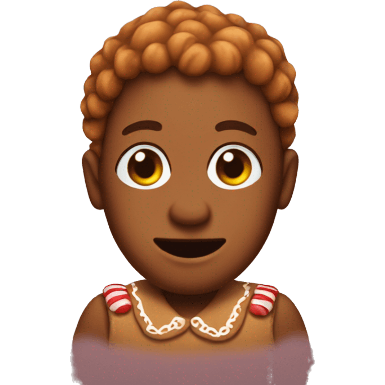 me as a gingerbread emoji