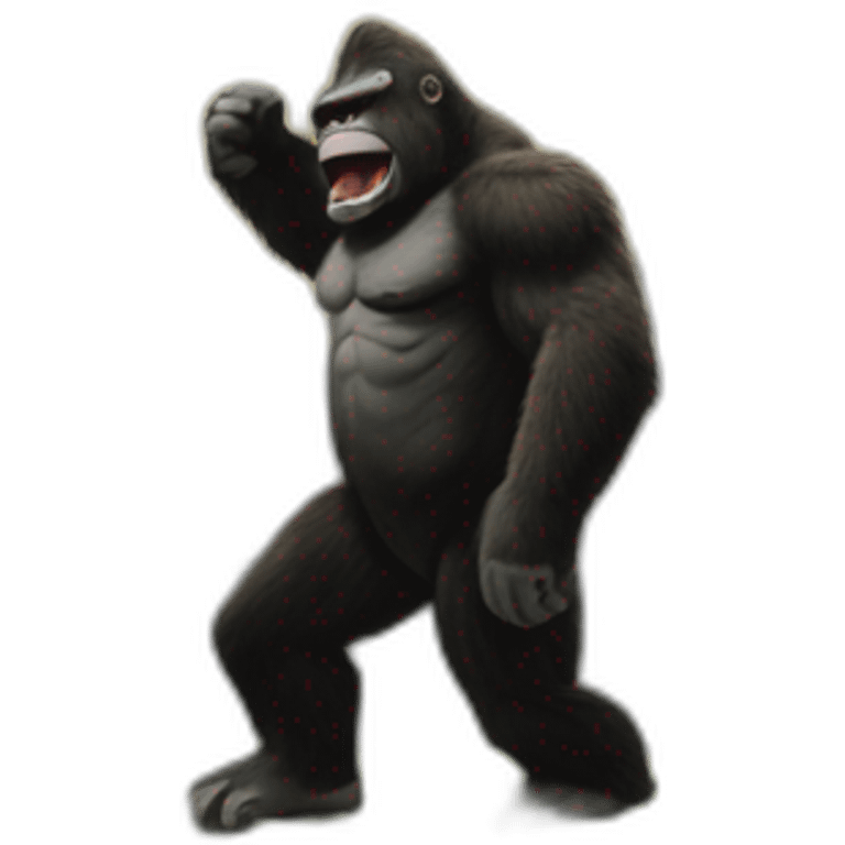 king kong sur la tour effeil emoji