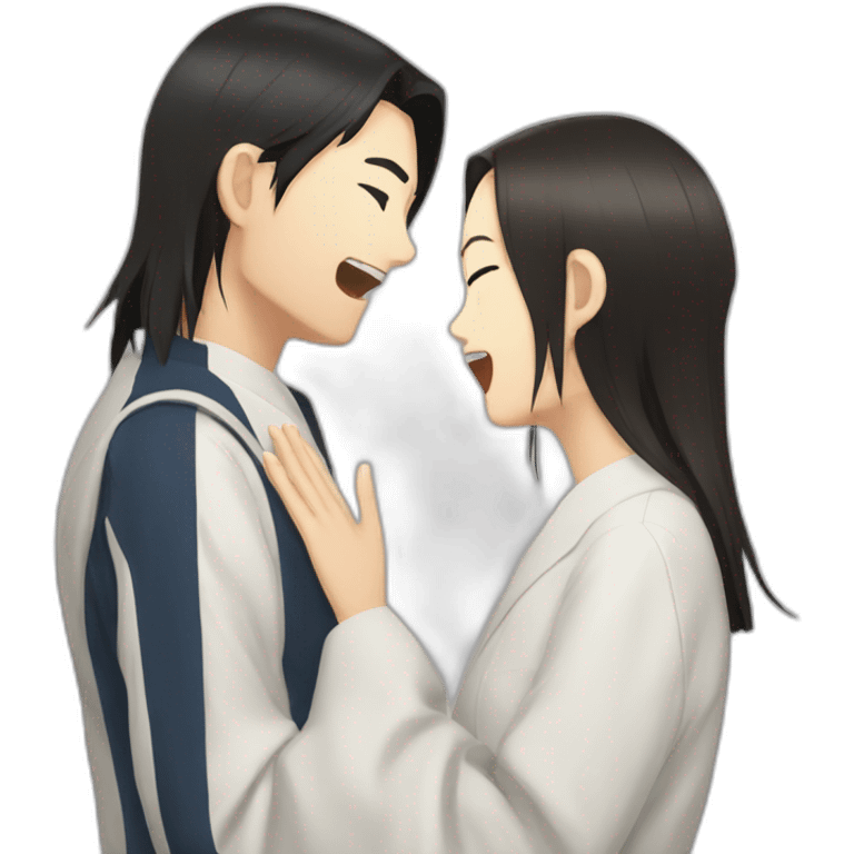 mitski and shinji ikari singing emoji