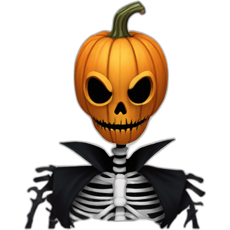 skeleton jack the pumpkin king emoji