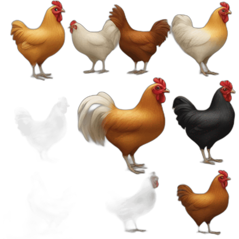 Poule emoji