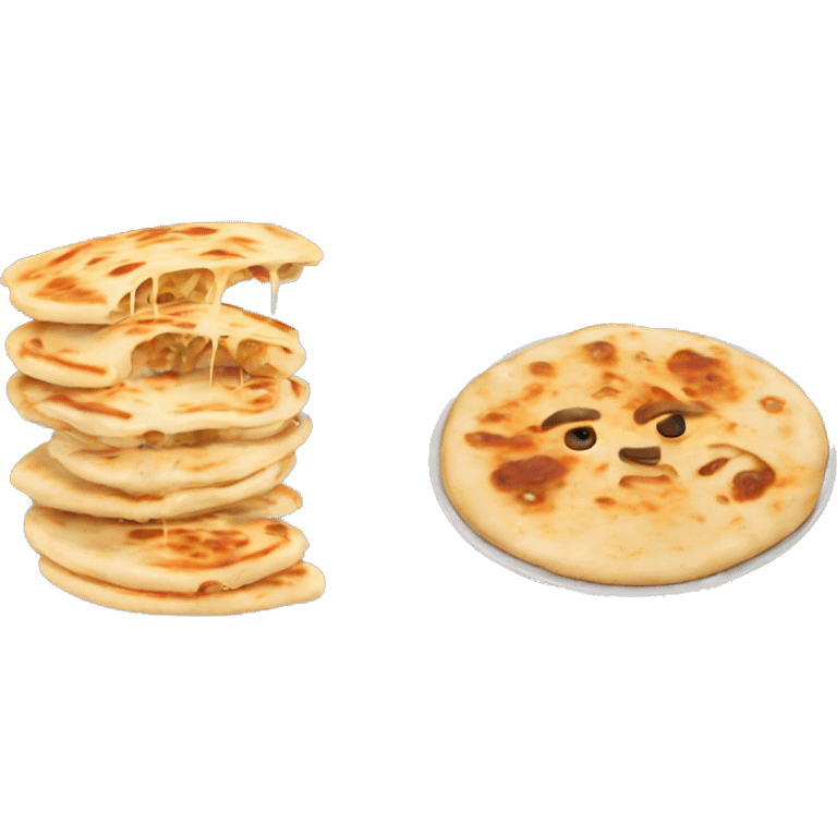 a very cheesy pupusa  emoji