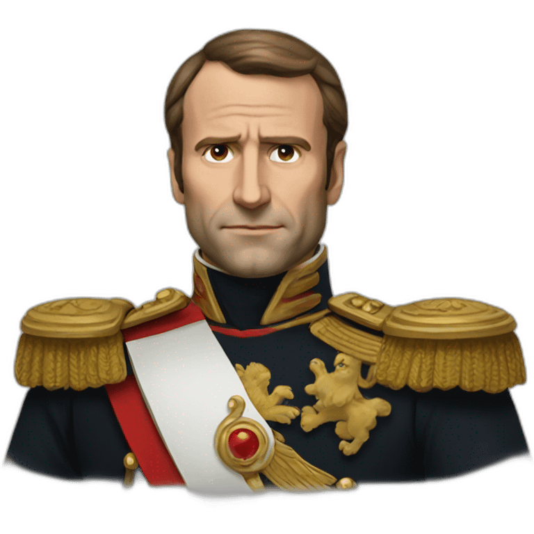 macron emperor emoji