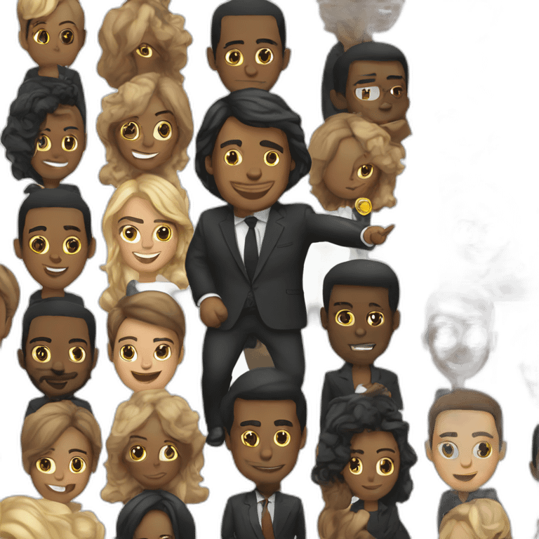 black-macron-president emoji