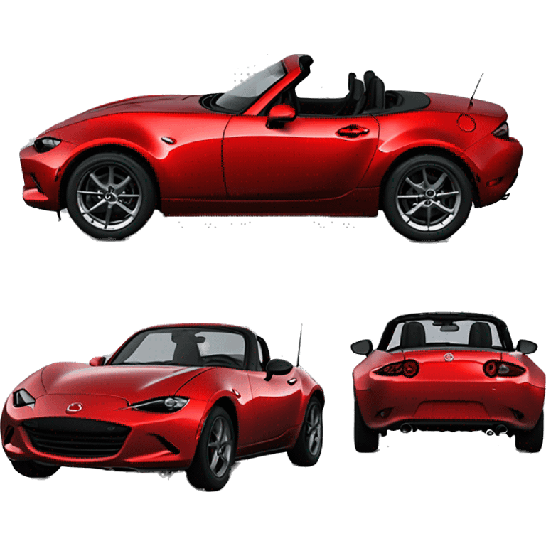 Mazda miata mx-5 2023 soul red emoji