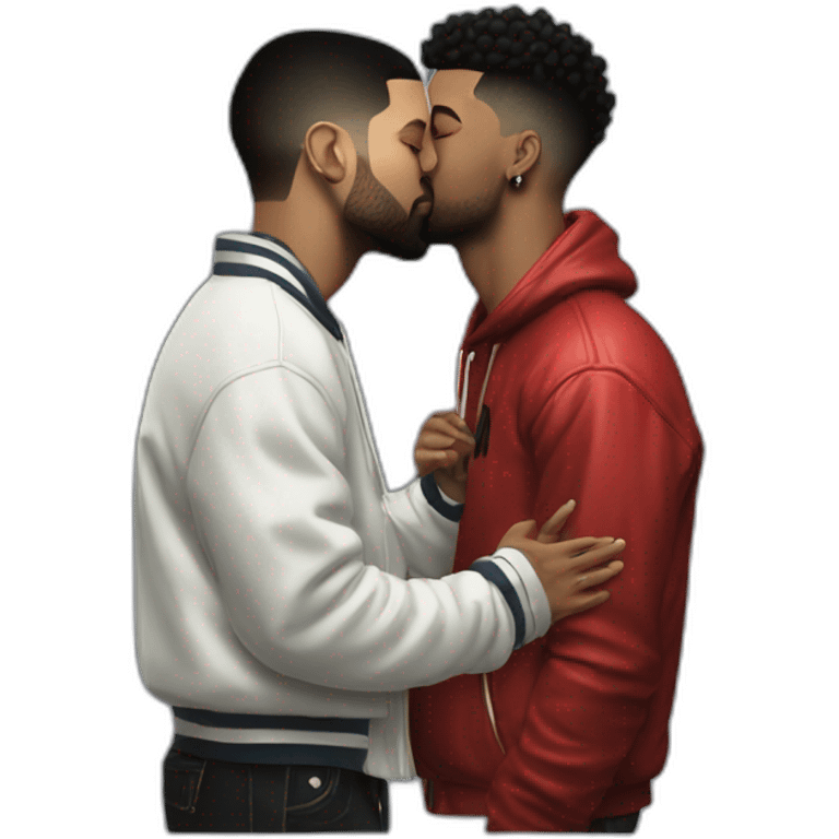 drake kissing 21 savage emoji