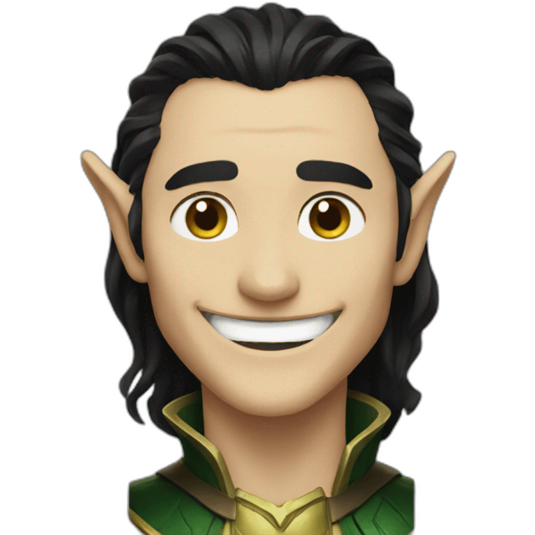 Loki smiling emoji