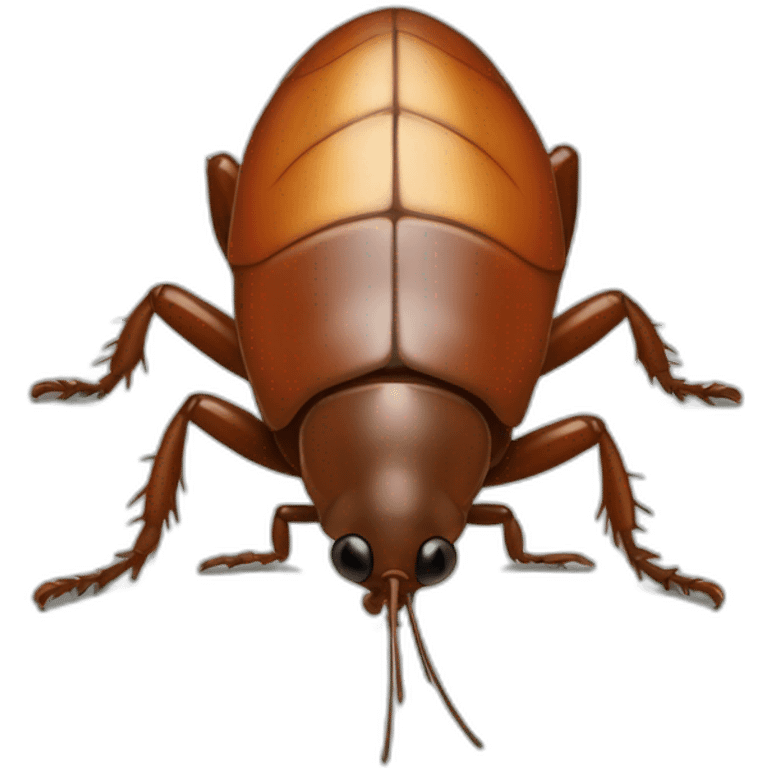 Cockroach in coat emoji