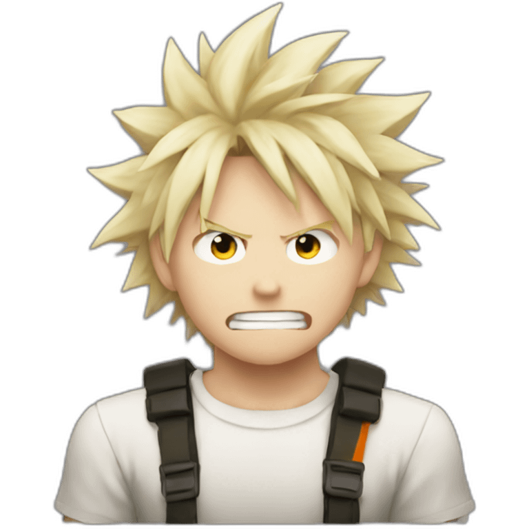 Bakugo angry emoji