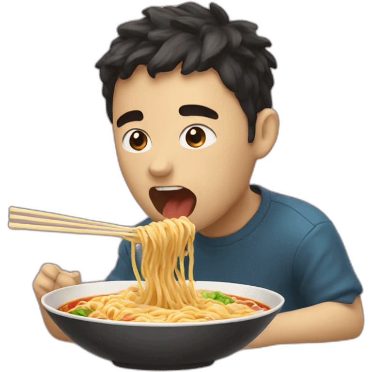 eating ramen emoji