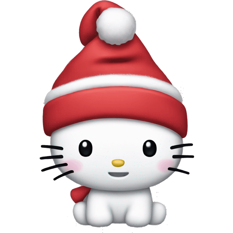 hello kitty christmas emoji