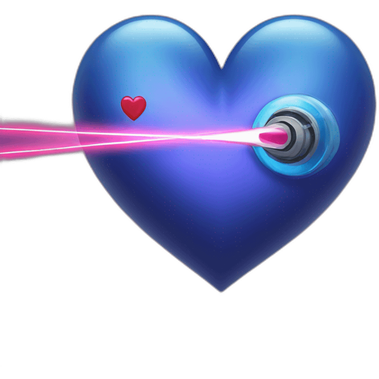 laser heart emoji