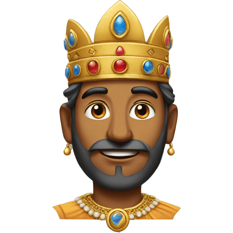 indian king without crown emoji