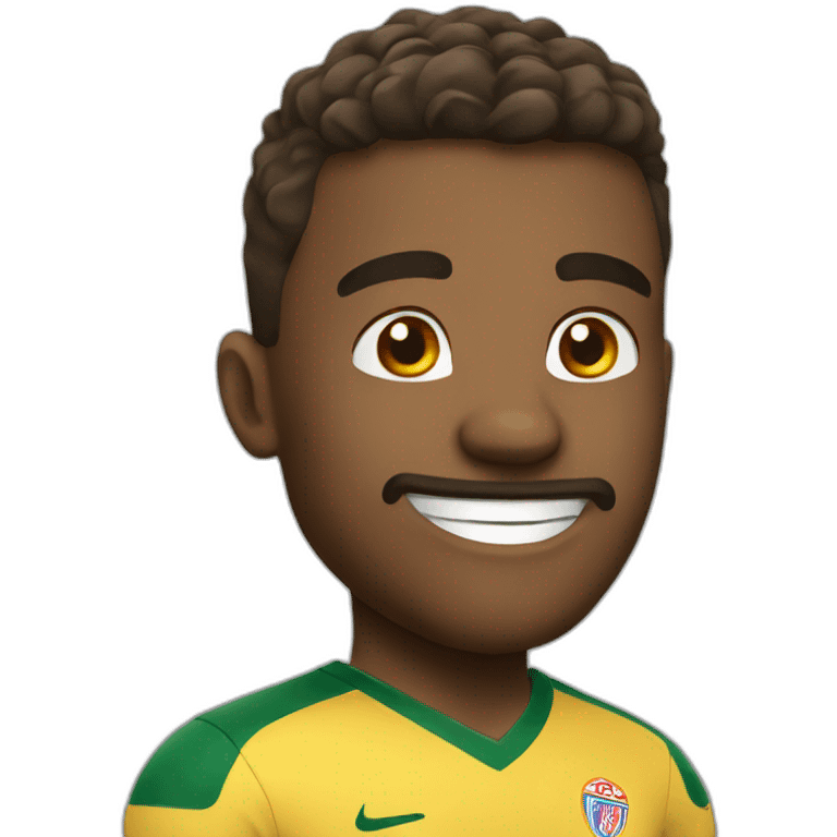 FOOTBALLER HAPPY emoji