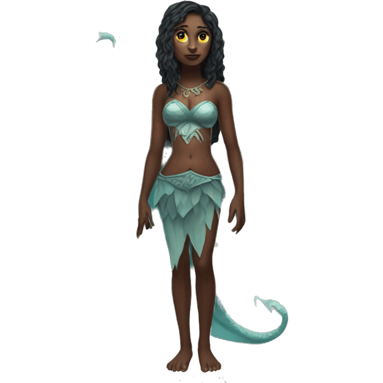 siren (evil mythical creature) full body emoji