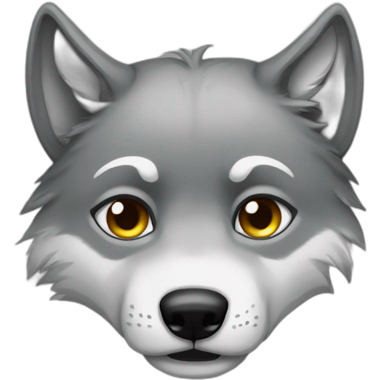 wolf-crying emoji