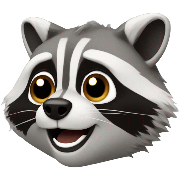 flying racoon  emoji