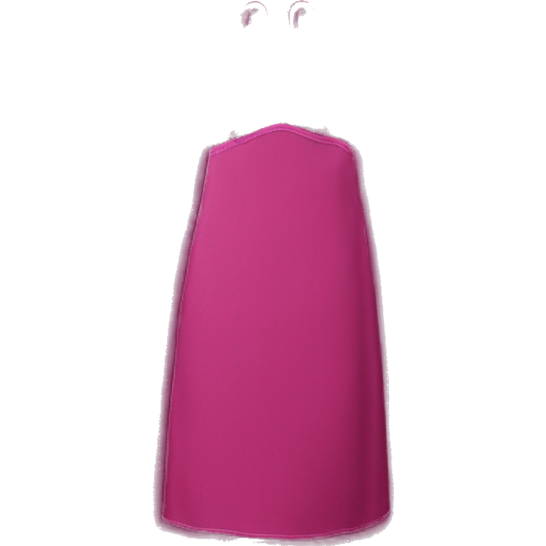 Realistic isolated magenta kitchen apron. emoji