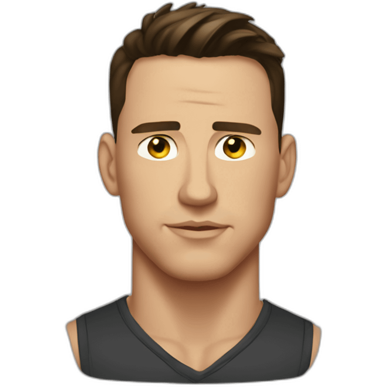 Channing Tatum serious emoji