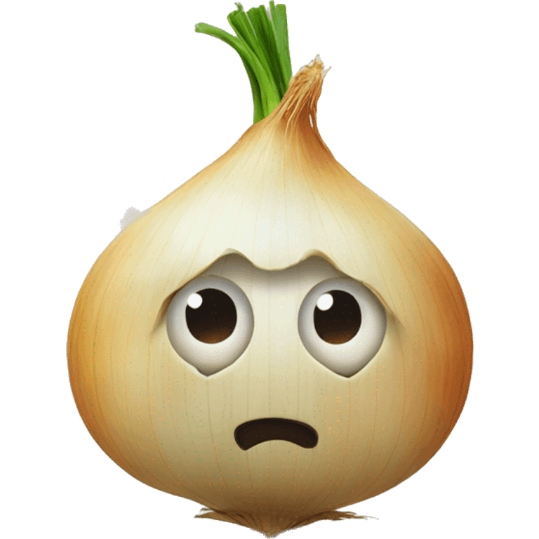 Onion with ghosts emoji