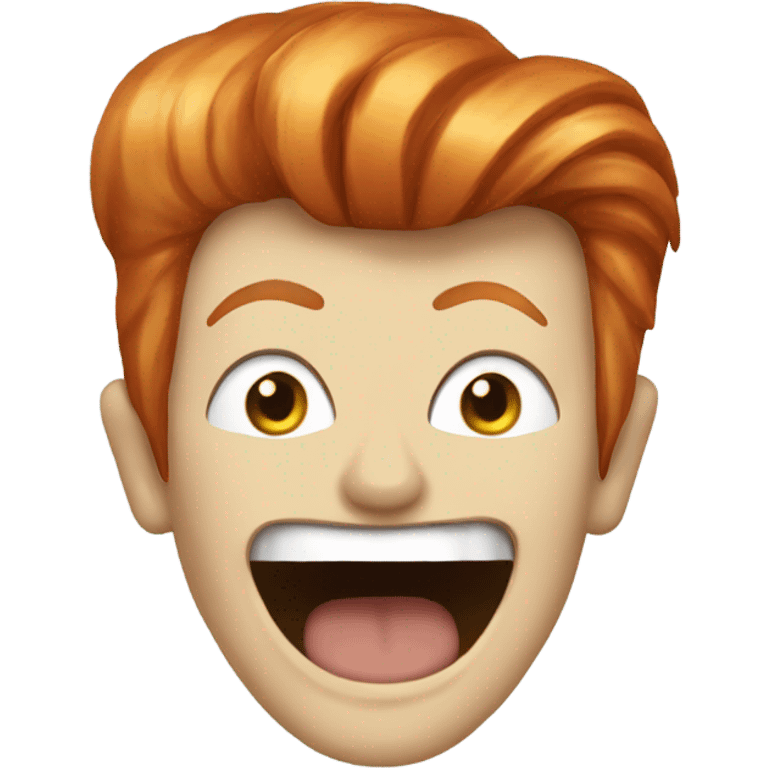 David Bowie laughing emoji