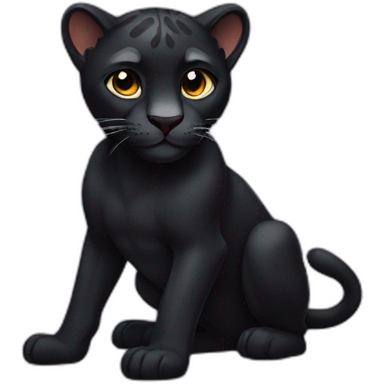 Black panthère emoji