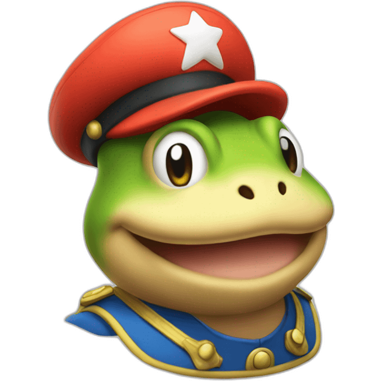 Toad captain Mario Nintendo emoji