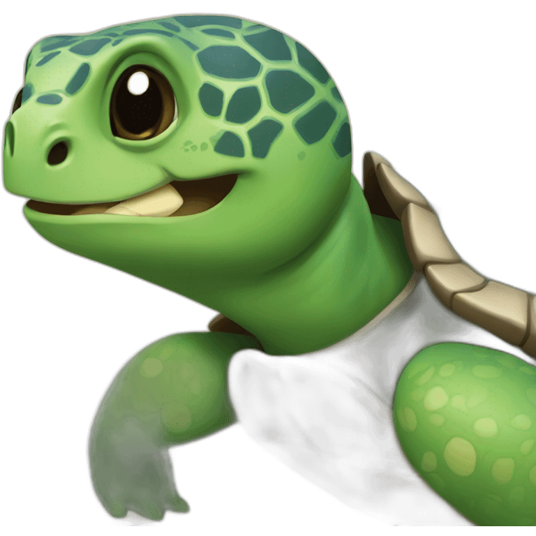 tortuga sonriendo emoji