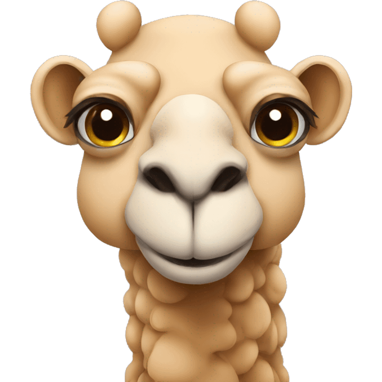 Camel cute emoji