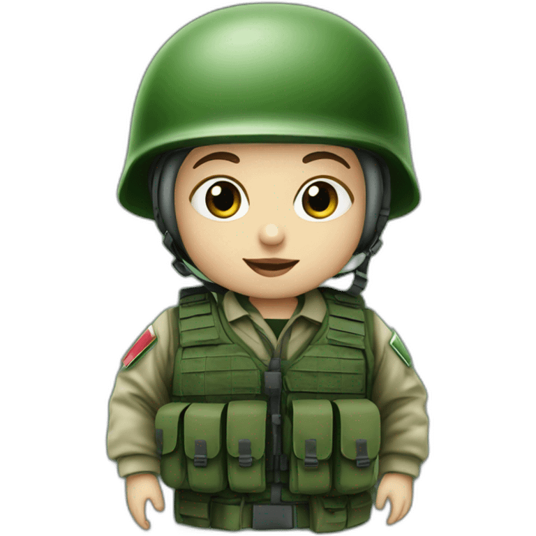 baby hamas soldier Palestine emoji